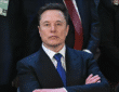 Elon Musk speaking at a SpaceX event, discussing plans for Mars colonization.